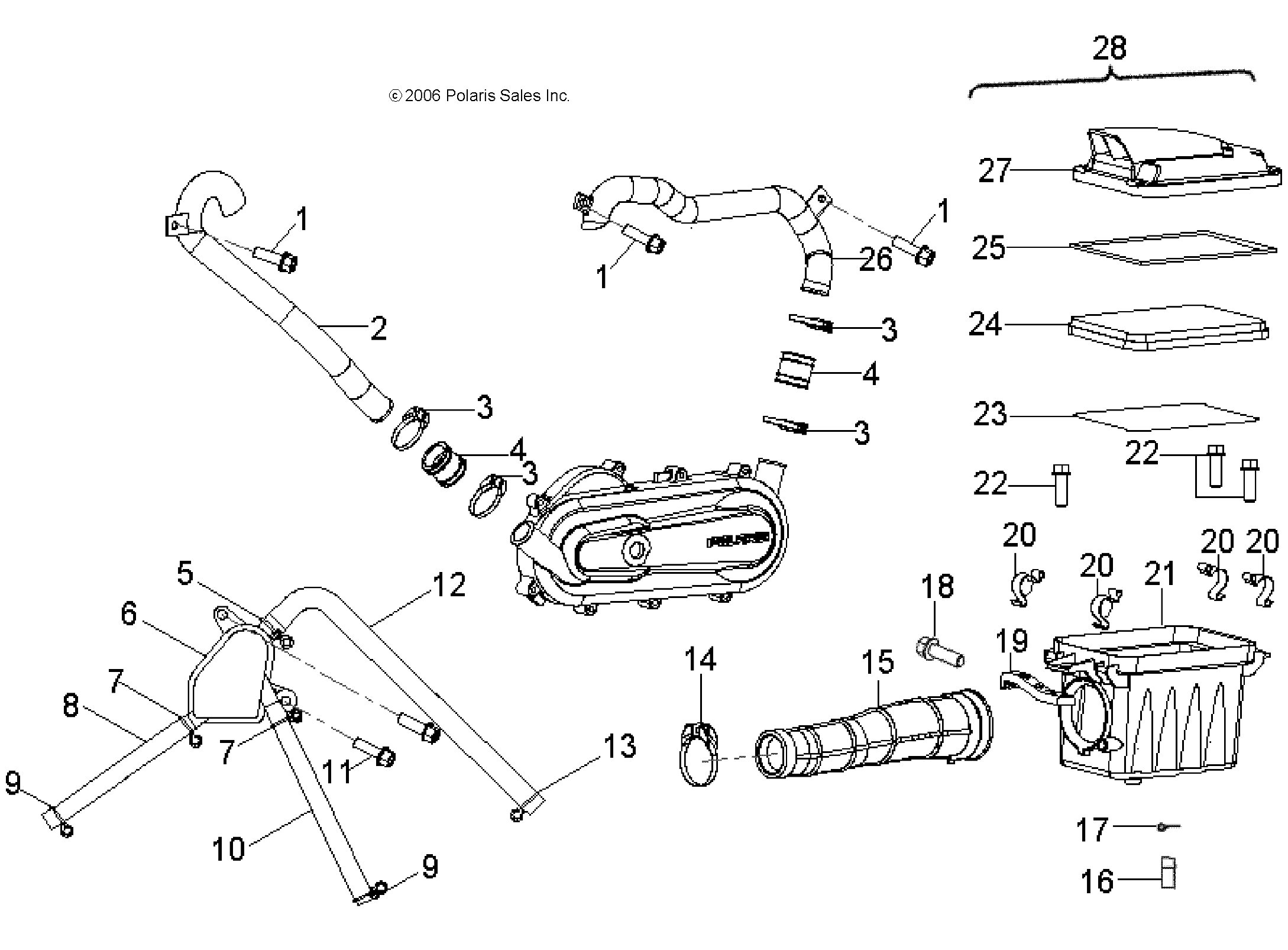 AIR CLEANER - A07FA09AA/AB (49ATVAIRBOX07OTLW90)